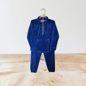 Lilly Pulitzer Girls Velour Track Suit